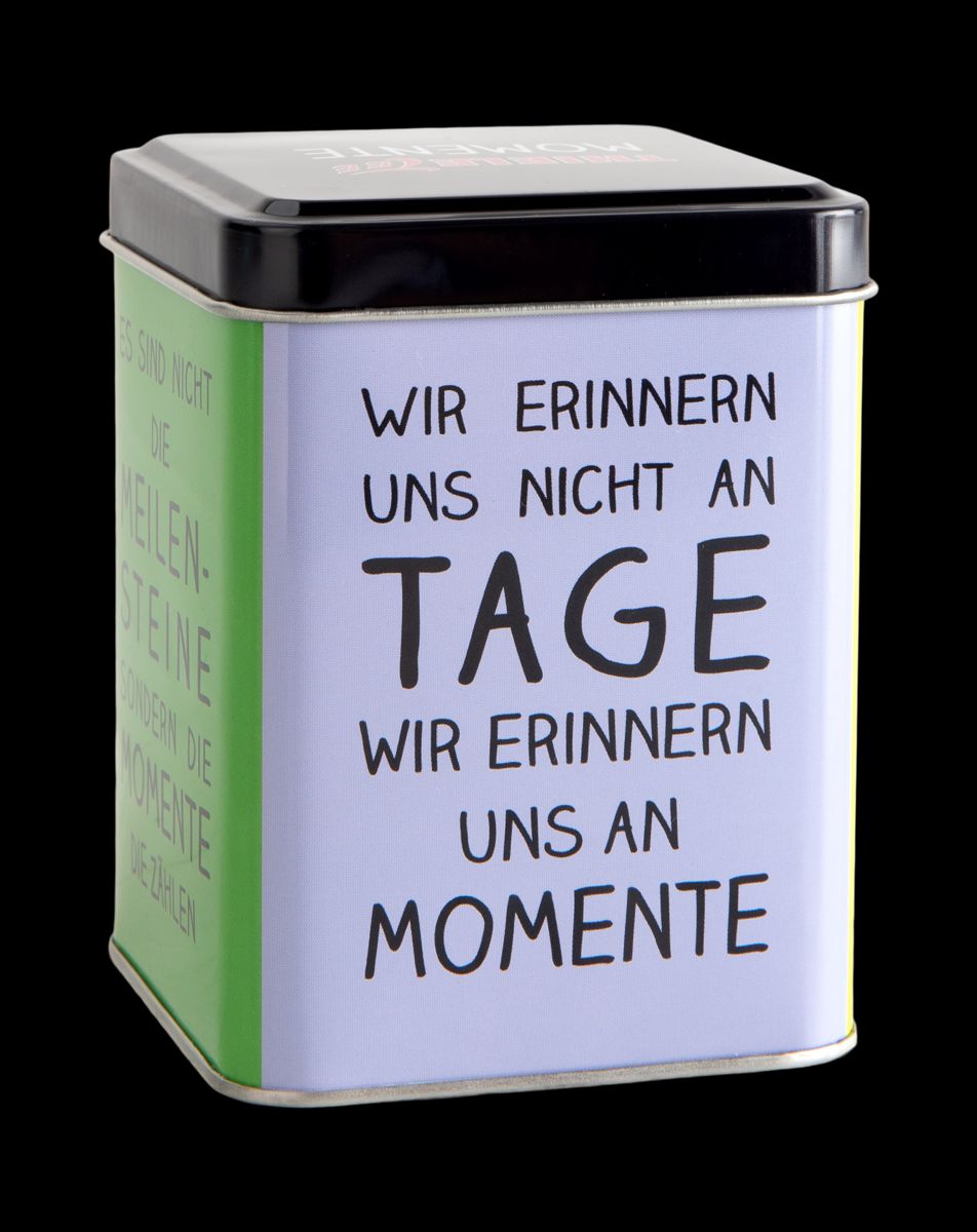 Teedose Momente 100g gefüllt Teedose Momente 100g gefüllt