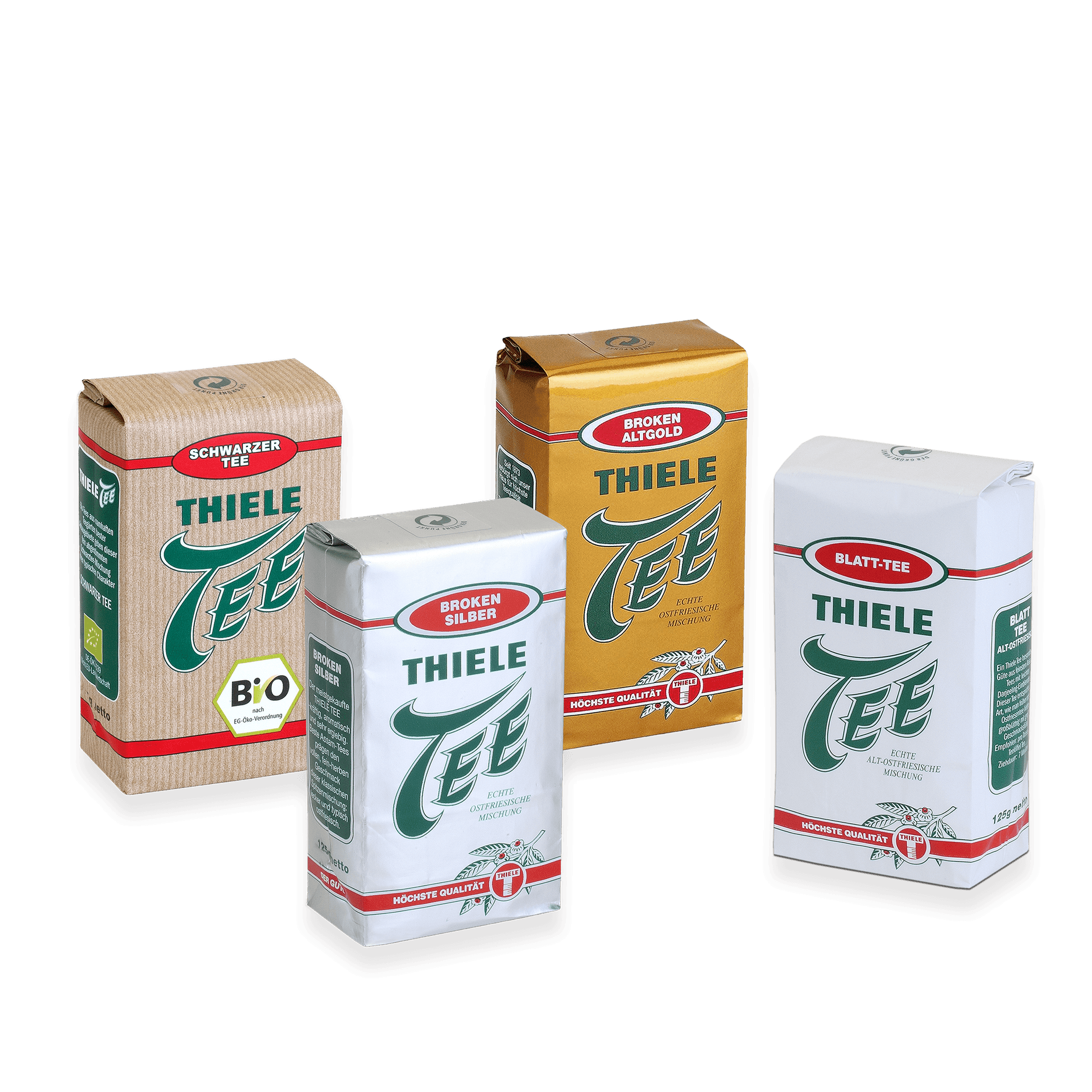 Altgold 125g & Silber 125g & Alt-Ostfriesische Mischung 125g & BIO 125g