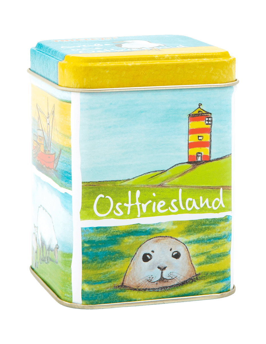 Teedose Grüße aus Ostfriesland