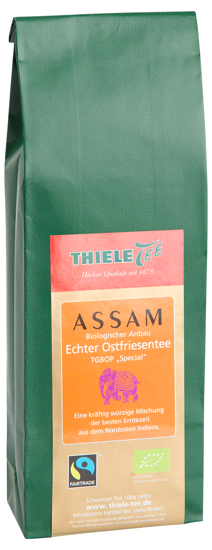 BIO FAIRTRADE Assam Second Flush 100g