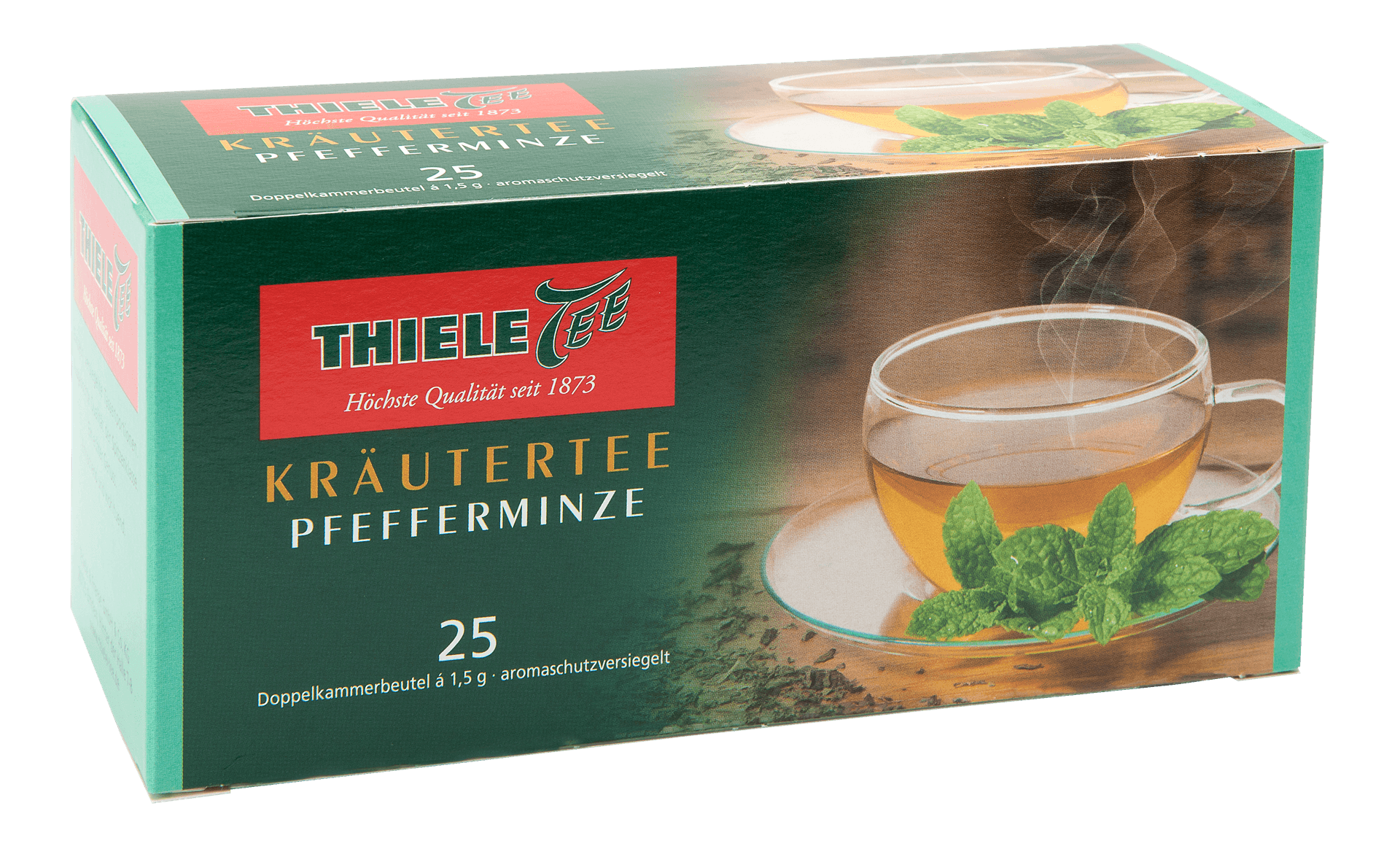 null-Kräutertee Pfefferminze 25 x 1,5g 2408_1