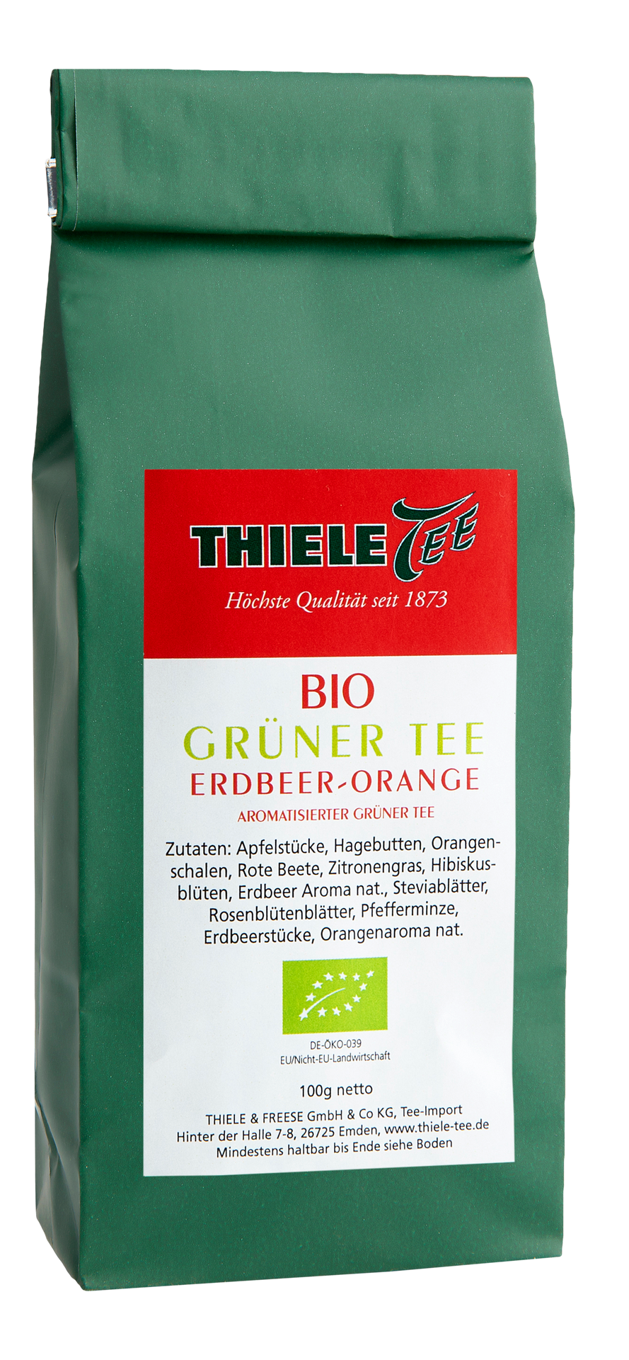 BIO Früchtetee Erdbeer-Orange 100g
