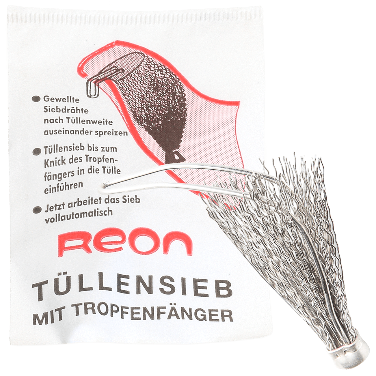 Teebesen (Tüllensieb mit Tropfenfänger)