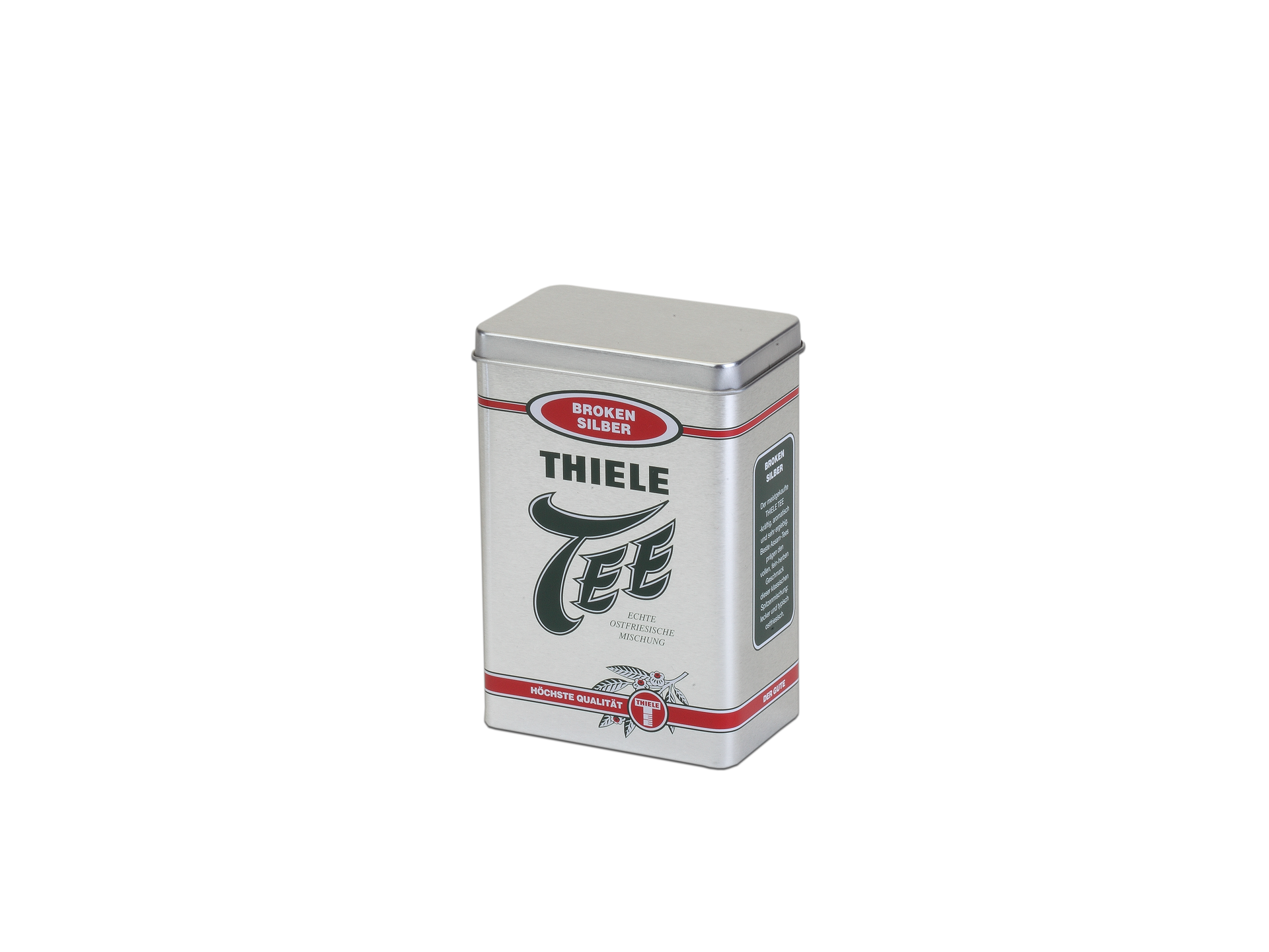 Teedose Broken Silber 50g