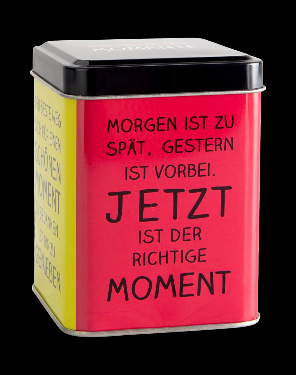 Teedose Momente 100g gefüllt Teedose Momente 100g gefüllt