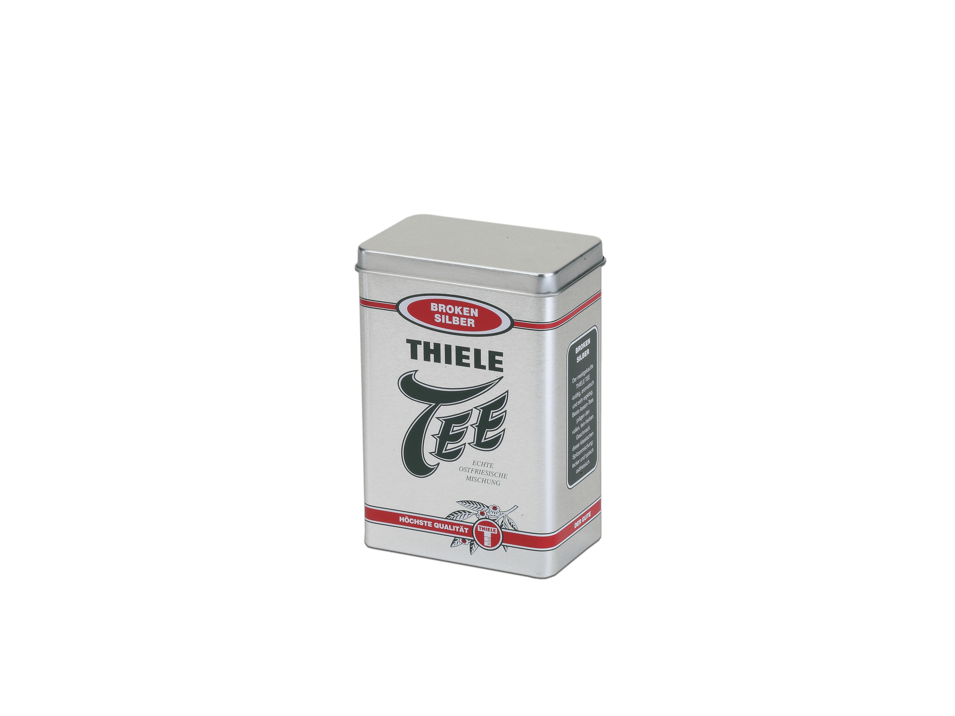 Teedose Broken Silber 50g gefüllt