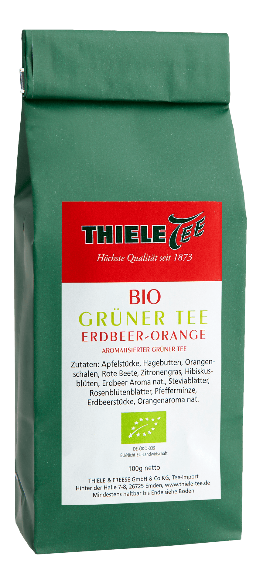 BIO Früchtetee Erdbeer-Orange 100g