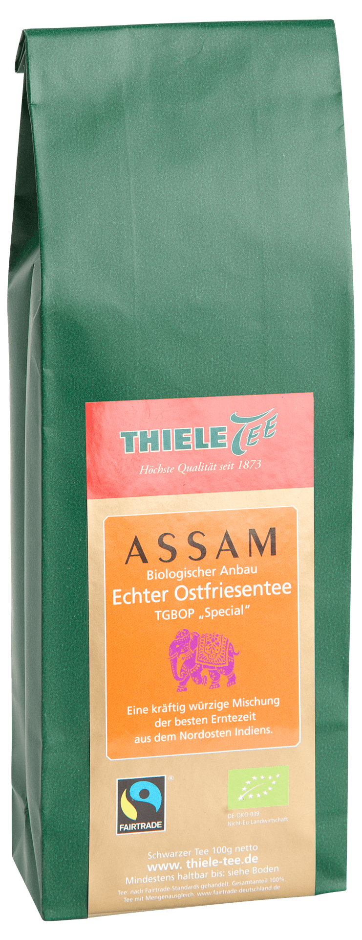 BIO FAIRTRADE Assam Second Flush 100g