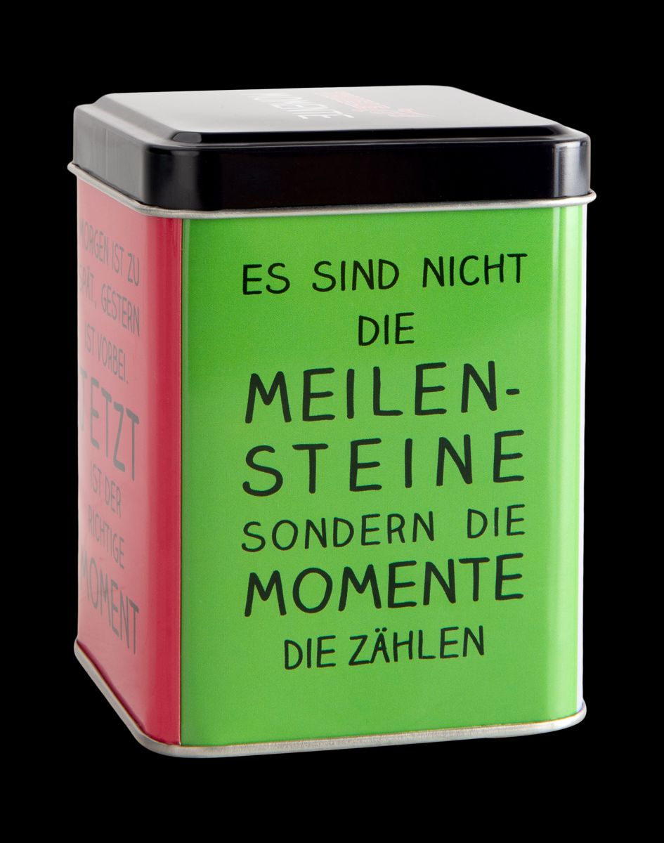 Teedose Momente 100g gefüllt Teedose Momente 100g gefüllt