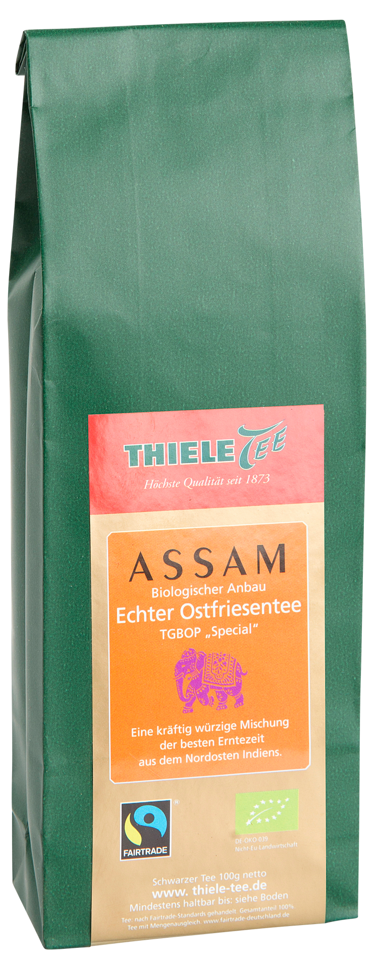 BIO FAIRTRADE Assam Second Flush 100g