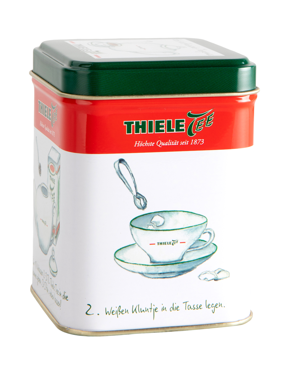 THIELE TEE Teedose Zubereitung 100g gefüllt THIELE TEE Teedose Zubereitung 100g gefüllt