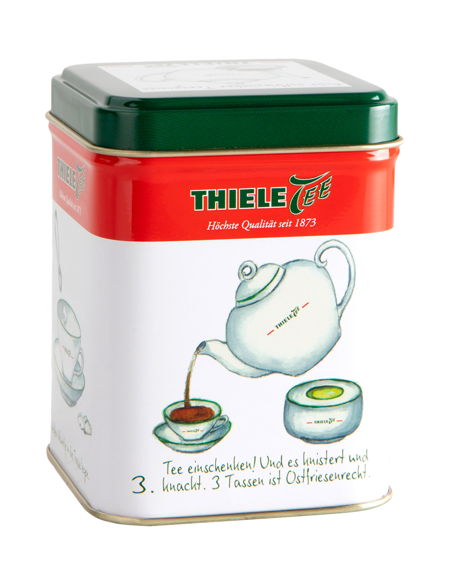 THIELE TEE Teedose Zubereitung 100g gefüllt THIELE TEE Teedose Zubereitung 100g gefüllt